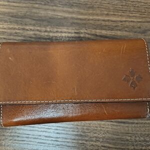 Patricia Nash Brown Leather Wallet